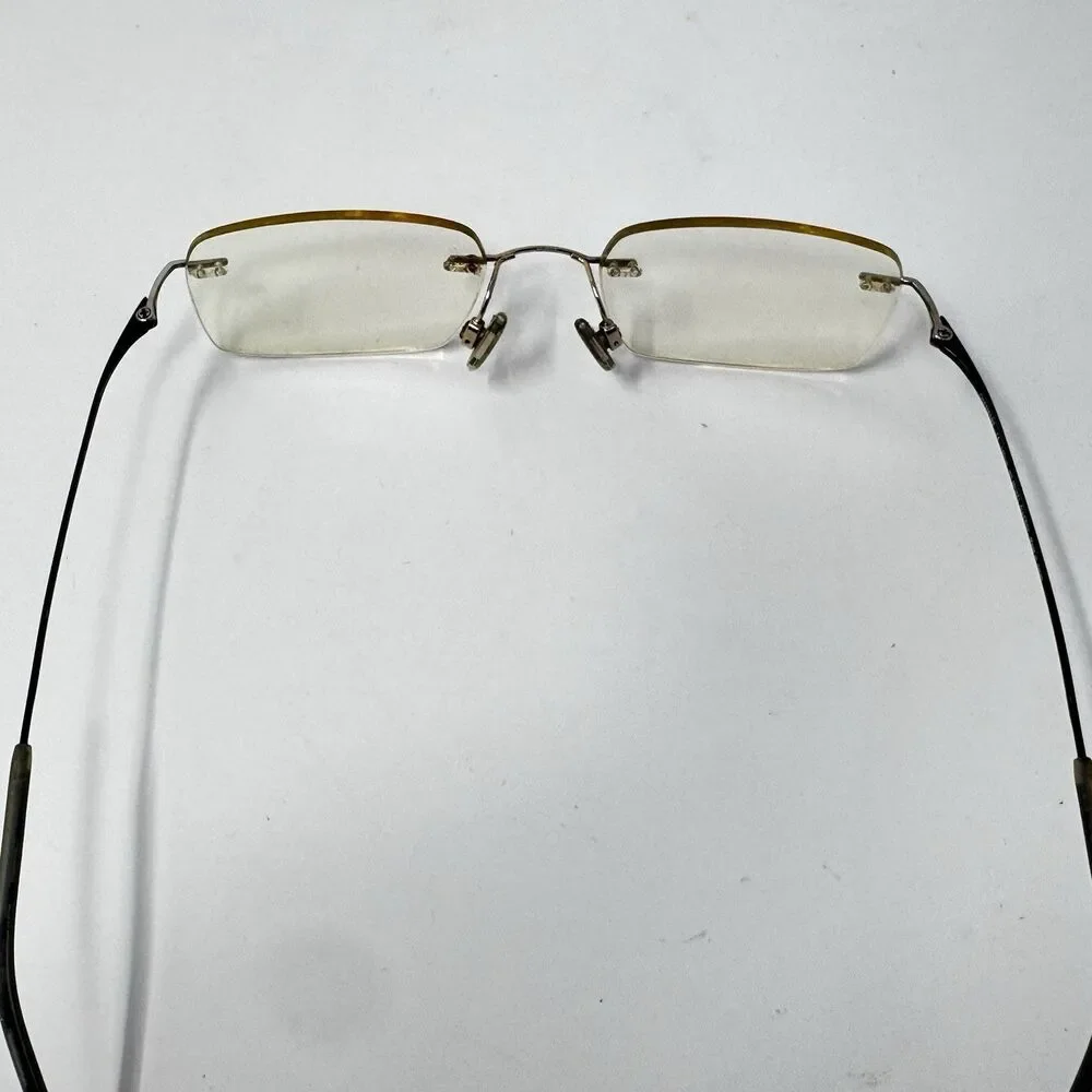 Charmant CH8333 WP Titanium Rimless Eyeglass Frames 49-19-140 Made in Japan